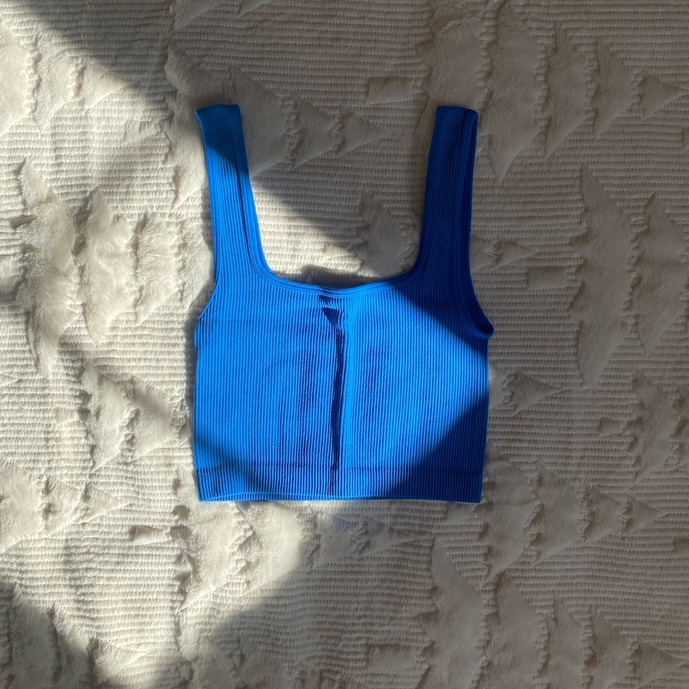 Ribbed Crop Tank Top